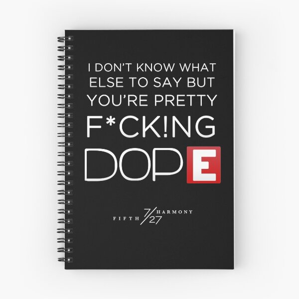 Artikelvorschau, FÜNFTE HARMONY LYRICS # 4 - Dope entworfen und verkauft von 5HStore.