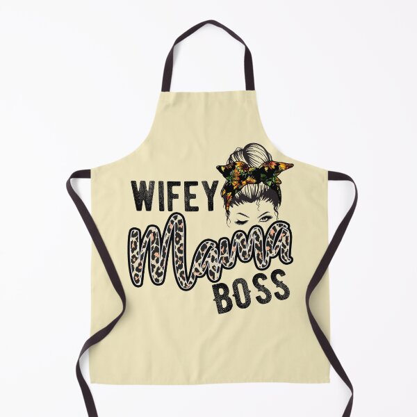 Item preview, Wifey Mom Boss Leopard Pattern Gift for Special Woman - mom life no days off designed and sold by hyggekrog.