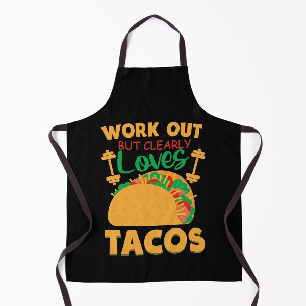 Item preview, Works Out But Clearly Loves Tacos Fitness Workout Gym Gift Shirt designed and sold by jvtee.