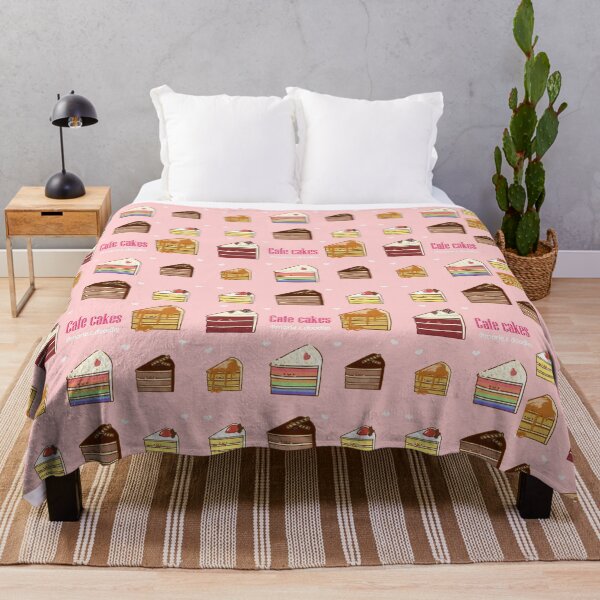 Item preview, Kawaii sweet heart cafe cakes seamless pattern designed and sold by Marie-c-doodles.