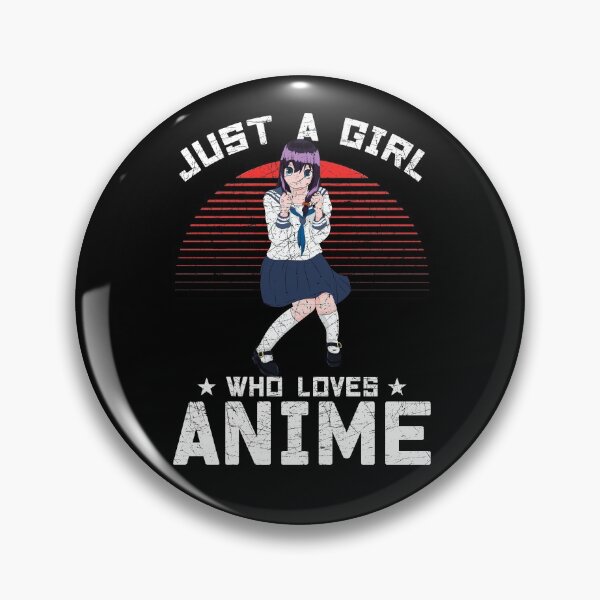 Item preview, Just A Girl Who Loves Anime designed and sold by bestshirtdesign.
