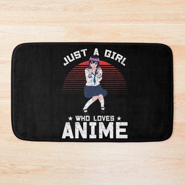 Item preview, Just A Girl Who Loves Anime designed and sold by bestshirtdesign.