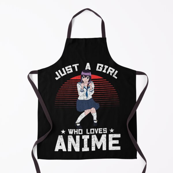 Item preview, Just A Girl Who Loves Anime designed and sold by bestshirtdesign.