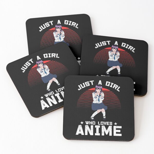 Item preview, Just A Girl Who Loves Anime designed and sold by bestshirtdesign.