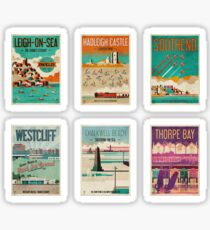 Southend-on-Sea, Essex, UK Poster Collection Sticker
