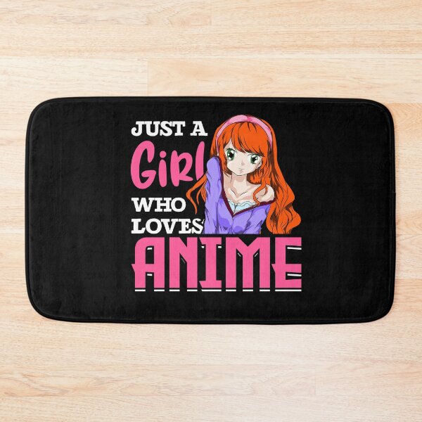 Item preview, Just A Girl Who Loves Anime  designed and sold by bestshirtdesign.