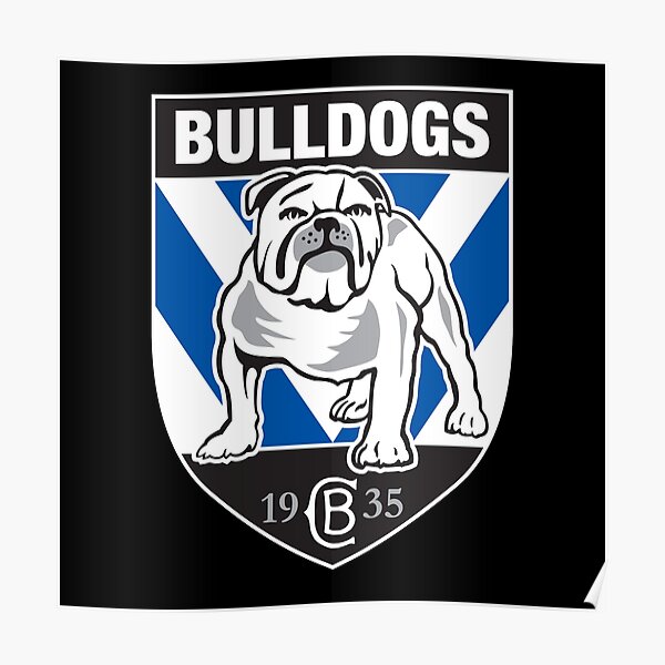 NRL Canterbury Bulldogs Sticker Small 