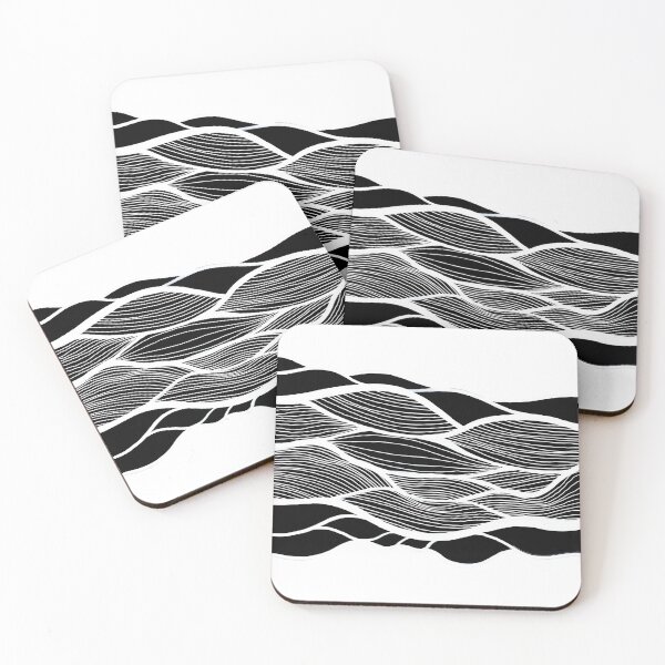 Item preview, Waving Harmonic Fields - Black and White Invert designed and sold by Istvan Ocztos.