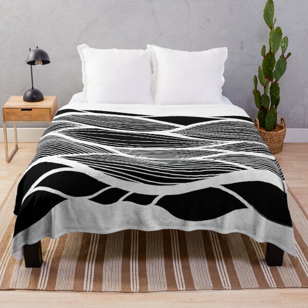 Item preview, Waving Harmonic Fields - Black and White Invert designed and sold by Istvan Ocztos.