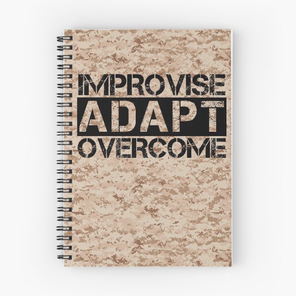 Item preview, Improvise adapt overcome marpat desert camo background - motivational designed and sold by Honest-Quotes.
