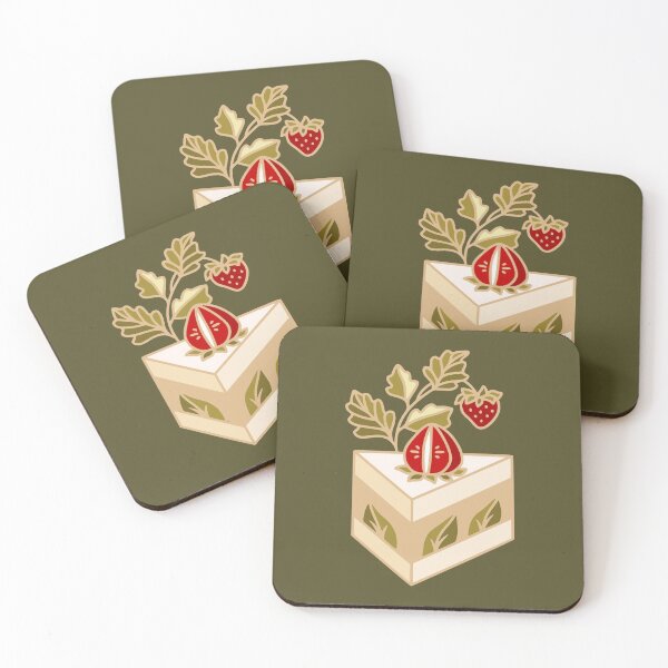Item preview, Strawberry, Caramel Latte, & Green Tea Cake designed and sold by artflorara.