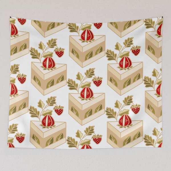 Item preview, Strawberry, Caramel Latte, & Green Tea Cake designed and sold by artflorara.