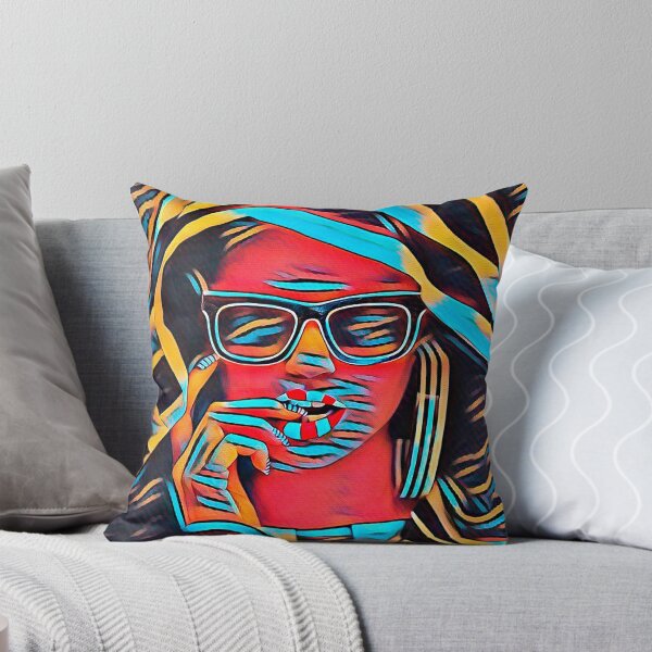 Item preview, A bright, fashionable girl. designed and sold by Iuliia Nerd.