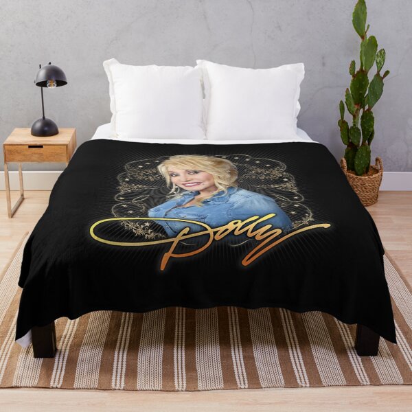 Dolly Parton Vintage Relaxed Fit Throw Blanket