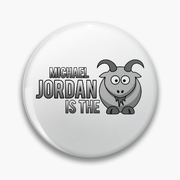 Item preview, Michael Jordan is the Goat White Shirts Mask & Sticker designed and sold by alecleslie.