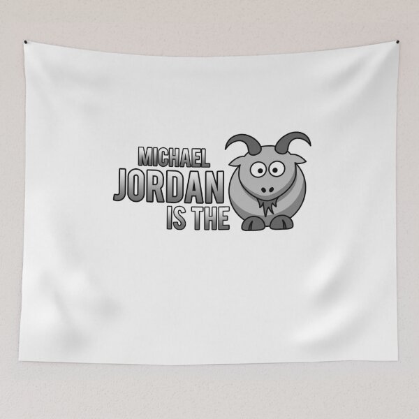 Item preview, Michael Jordan is the Goat White Shirts Mask & Sticker designed and sold by alecleslie.