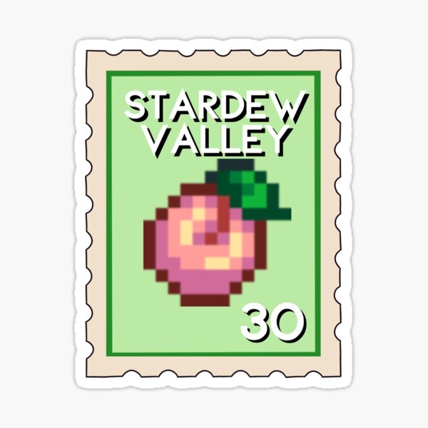 Aperçu de l'œuvre Timbre de pêche de Stardew Valley créée et vendue par craftscowgirl.