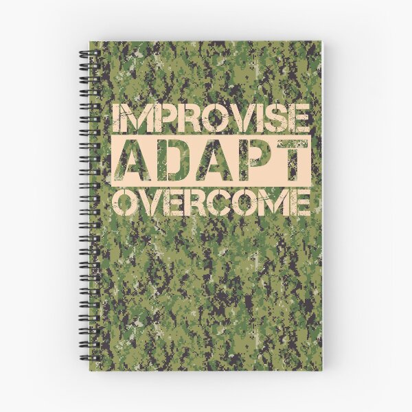 Item preview, Improvise adapt overcome Aor2 camo background - motivational designed and sold by Honest-Quotes.