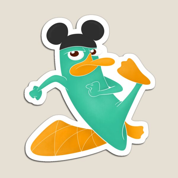 Item preview, Phineas y Ferb Agent P con Mickey Ears designed and sold by ShutterStudios.