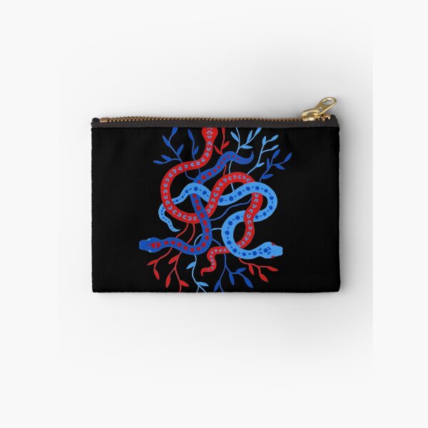 Item preview, intertwined snakes floral illustration designed and sold by indiVisibl.