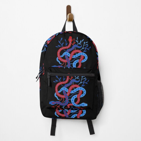 Item preview, intertwined snakes floral illustration designed and sold by indiVisibl.