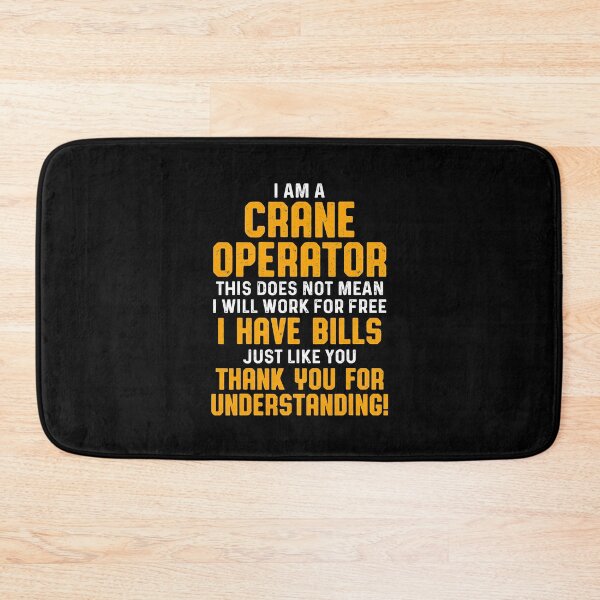 Item preview, Crane Operator Free Funny Driver designed and sold by MiKatStore.