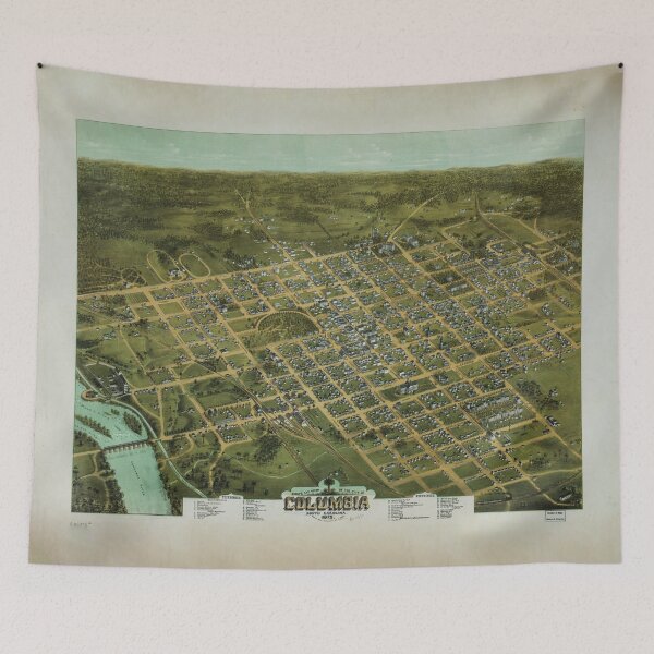 Item preview, Columbia, South Carolina (1872) designed and sold by allhistory.