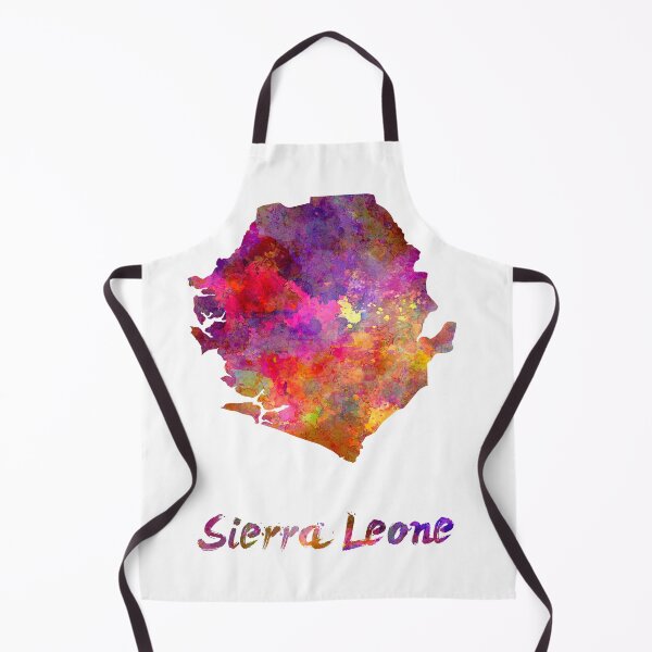 Item preview, Sierra Leone in watercolor designed and sold by paulrommer.