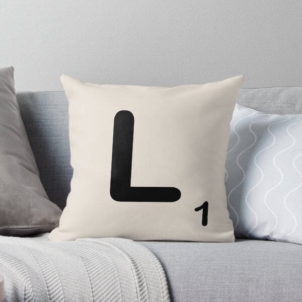 Scrabble Tile L Coussin