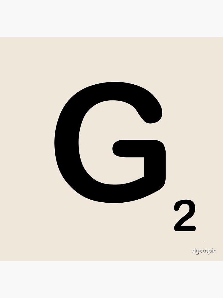 Scrabble Tile G by dystopic