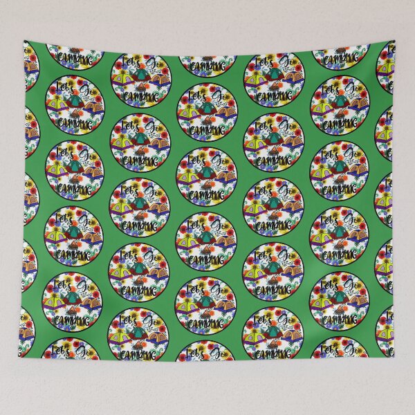 Item preview, Let's Go Camping designed and sold by LawsonFabrics.