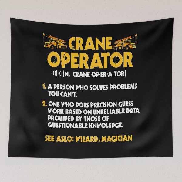 Item preview, Crane Operator Gifts Design On Back designed and sold by MiKatStore.
