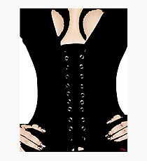 Medieval Sexy Warrior Women Costume corset Photographic Print