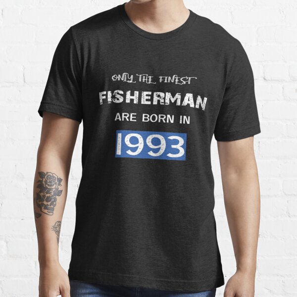 Finest Fishermen Are Born In 1972 Funny Fishing Dadgrandpa Men V-Neck  Tshirt