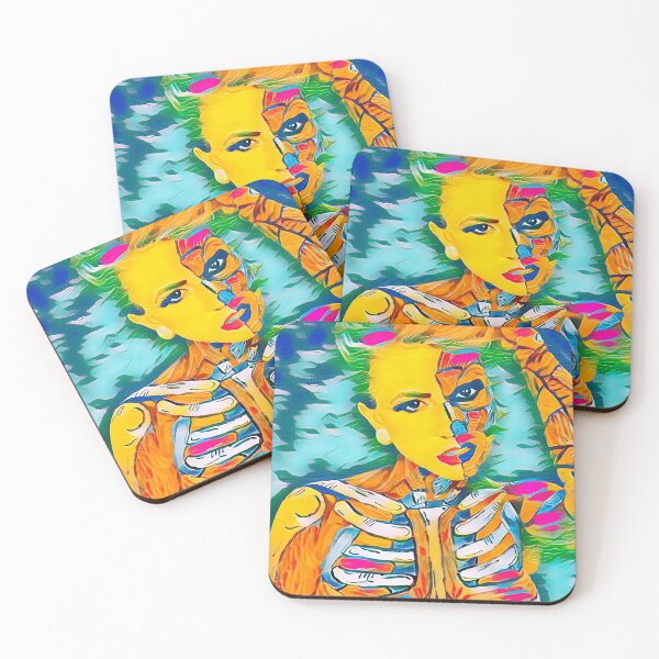 Item preview, Body art. A girl in the form of a skeleton. designed and sold by Iuliia Nerd.