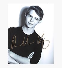 Robbie Kay autograph Photographic Print