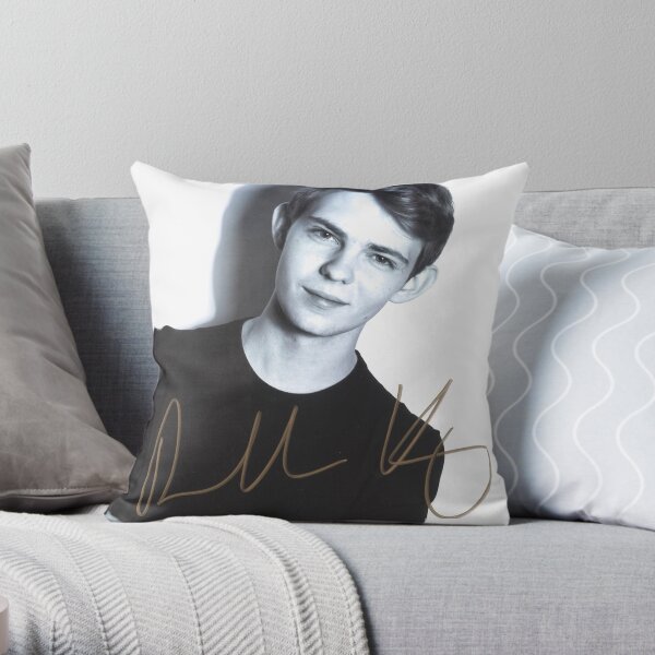 Robbie Kay autograph Throw Pillow