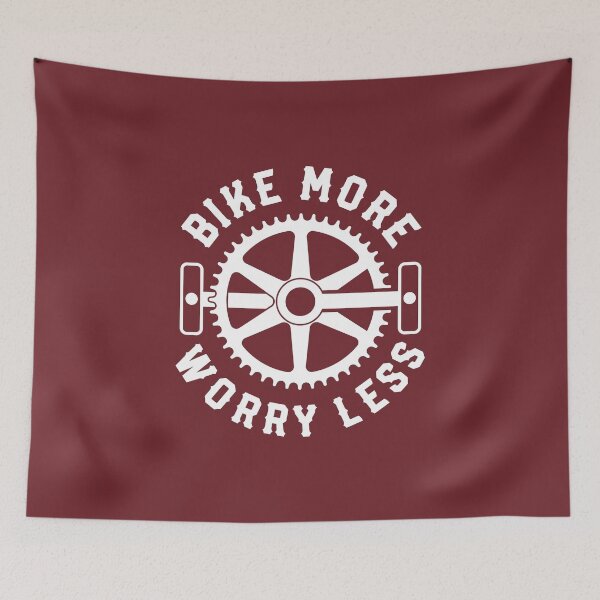 Item preview, Bike More Worry Less #3 designed and sold by SalahBlt.