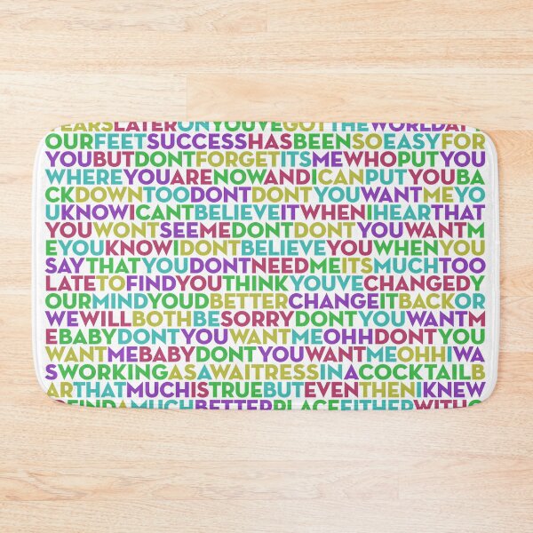 Item preview, Don't You Want Me - The Human League (lyrics) v.1 designed and sold by x1brett.