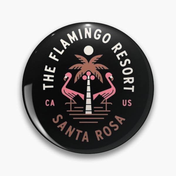 Item preview, The flamingo resort - California, Santa Rosa USA designed and sold by NomiBee.