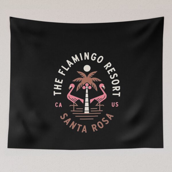 Item preview, The flamingo resort - California, Santa Rosa USA designed and sold by NomiBee.