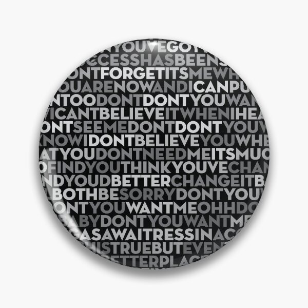 Item preview, Don't You Want Me - The Human League (lyrics) v.2 designed and sold by x1brett.
