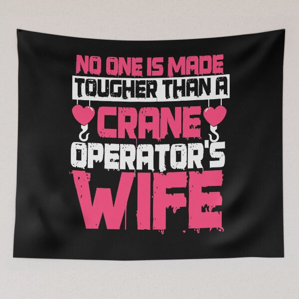 Item preview, Crane Operator Gifts No One Is Tougher Then A Oper8r Wife designed and sold by MiKatStore.