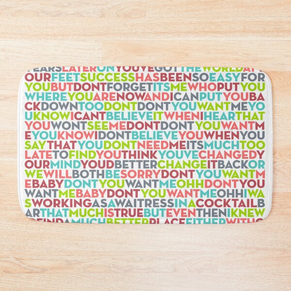 Item preview, Don't You Want Me - The Human League (lyrics) v.3 designed and sold by x1brett.