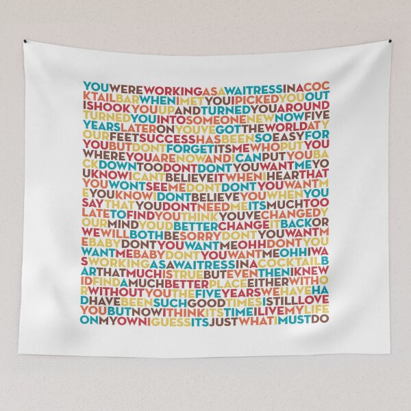 Item preview, Don't You Want Me - The Human League (lyrics) v.4 designed and sold by x1brett.