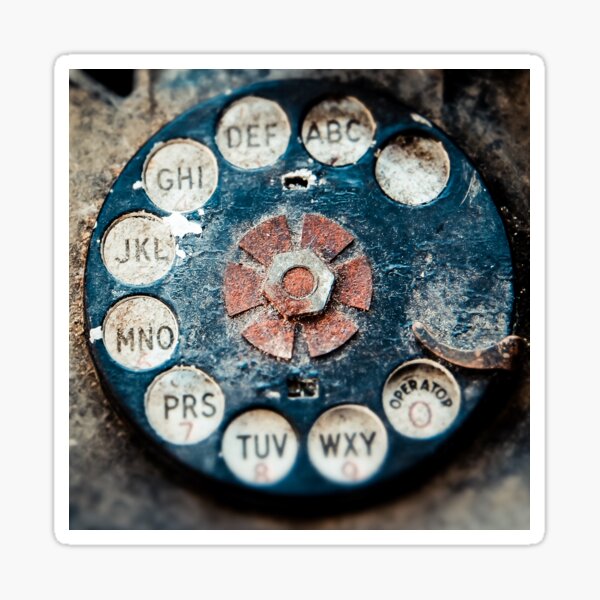 Rotary Dial Sticker
