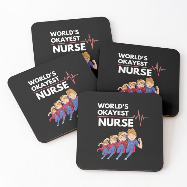 Item preview, World's okayest nurse - cool designed and sold by youngdstag.