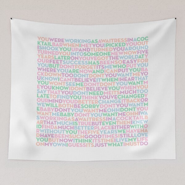 Item preview, Don't You Want Me - The Human League (lyrics) v.6 designed and sold by x1brett.