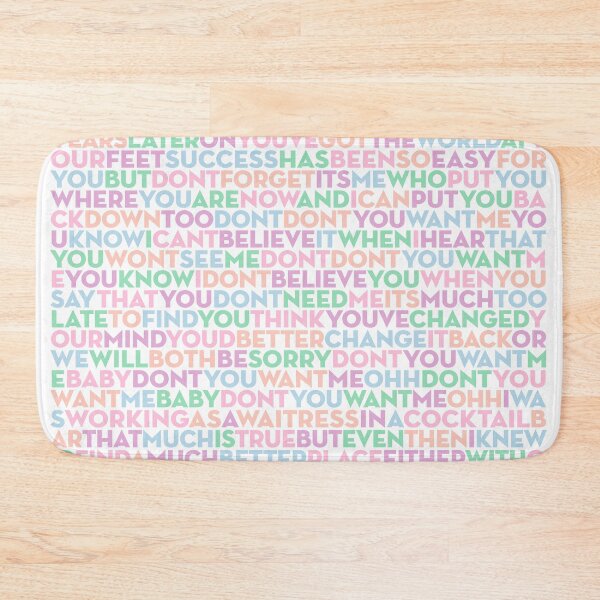 Item preview, Don't You Want Me - The Human League (lyrics) v.6 designed and sold by x1brett.