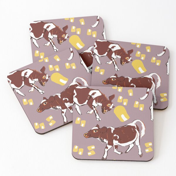Item preview, Baby calf with corn in lillac designed and sold by EskTuulispaa.